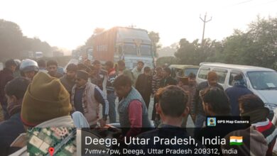 Photo of कानपुर देहात में सड़क हादसे में बाइक सवार की मौत,तीन घायल