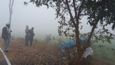 Photo of बरौर में मदरसे के बच्चों को लेने जा रहा ऑटो रिक्शा अत्यधिक कोहरे के कारण खाई में गिरा,चालक घायल
