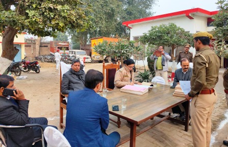 थाना सिकन्दरा कानपुर देहात निरीक्षण