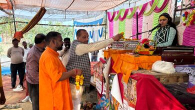 Photo of कानपुर देहात: भागवत कथा में पहुंचे जिला पंचायत सदस्य संजय सचान