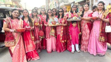 Photo of पुखरायां में गणगौर यात्रा का भव्य आयोजन,श्रद्धा और उत्साह के साथ हुआ विसर्जन