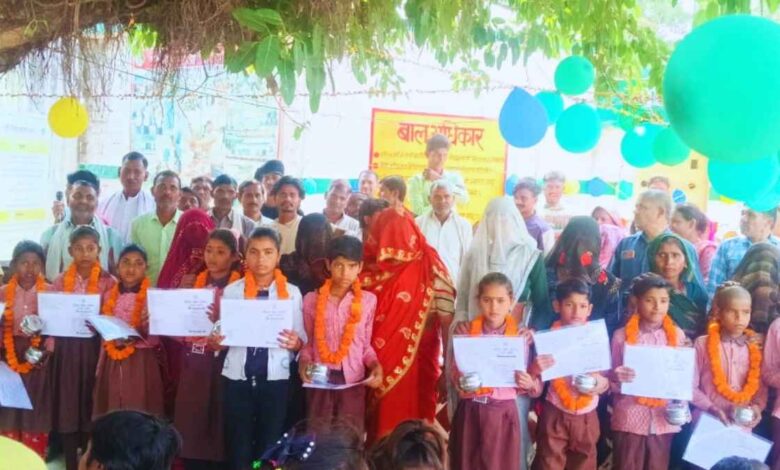 नवप्रवेश उत्सव मडनापुर कानपुर देहात।