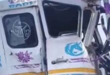 Photo of कानपुर देहात: पुखरायां में दो ट्रेलर आपस में भिड़े,चालक और खलासी घायल