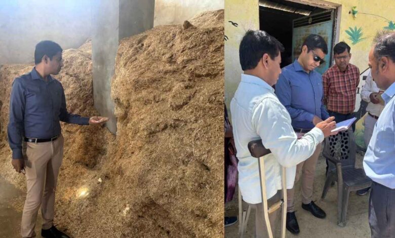 सीडीओ गौशाला निरीक्षण मलाशा ब्लॉक