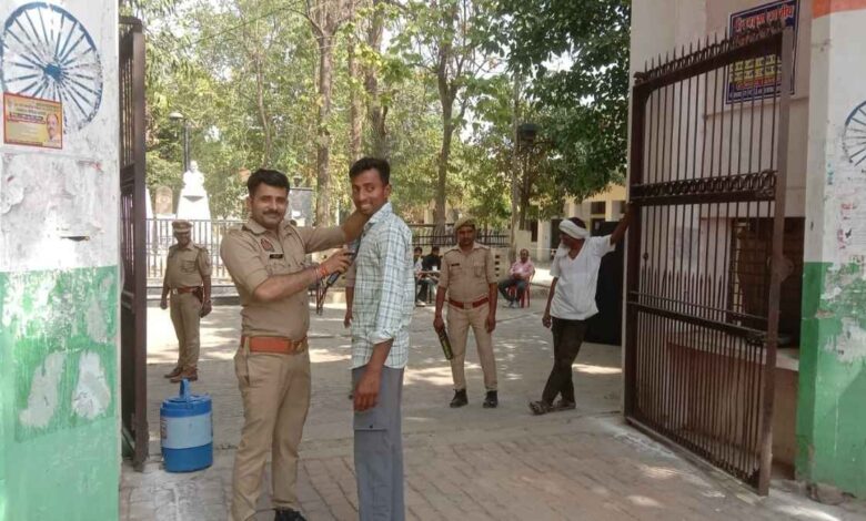 होमगार्ड exam पुखरायां inter College