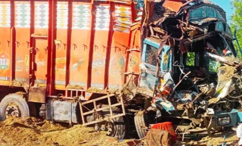 कानपुर देहात राजपुर थाना ट्रक टक्कर हादसा