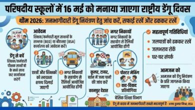 Photo of कानपुर देहात: परिषदीय स्कूलों में 16 मई को मनाया जाएगा राष्ट्रीय डेंगू दिवस