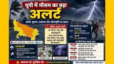 Photo of Breaking: घर से निकलने से पहले पढ़ लें यह खबर, यूपी में आंधी-तूफान और बिजली गिरने की चेतावनी जारी
