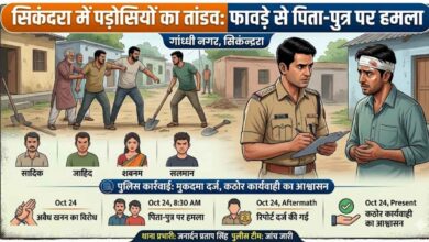 Photo of कानपुर देहात: सिकंदरा में मामूली विवाद में पिता पुत्र पर फावड़े से हमला,हालत गंभीर