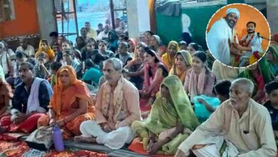 Photo of श्रीरामजानकी आश्रम में कंस वध और रुक्मिणी विवाह प्रसंग सुन भावविभोर हुए श्रद्धालु, महंत ने किया कथावाचकों का सम्मान