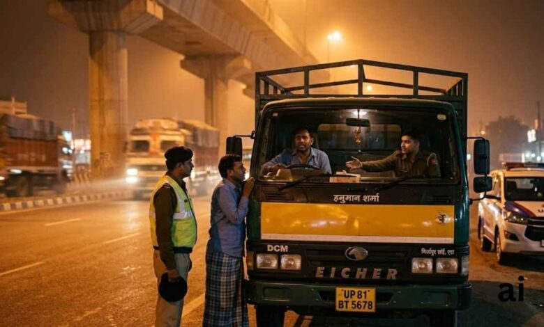 कानपुर देहात पुलिस अधीक्षक कार्यालय का मुख्य द्वार और निलंबित सिपाहियों की फाइल।
