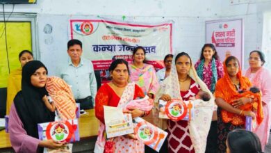 Photo of कानपुर देहात: सामुदायिक स्वास्थ्य केंद्र अकबरपुर में धूमधाम से मनाया गया कन्या जन्मोत्सव