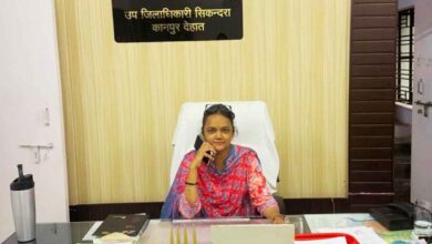 Photo of कानपुर देहात: सिकंदरा के जगन्नाथपुर में किसान की गाटा संख्या 19 की जमीन से हटाया गया अतिक्रमण।