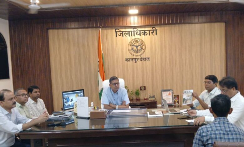 DM Kapil Singh Hearing Public Grievances In Kanpur Dehat