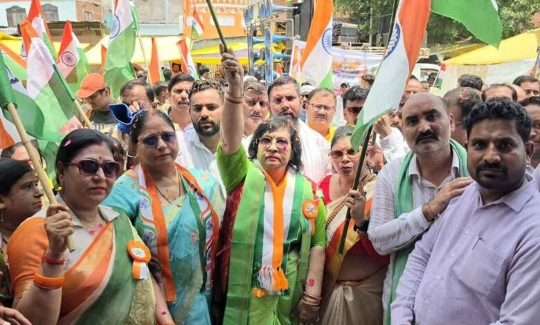 Rania Tiranga Yatra Led By Minister Pratibha Shukla