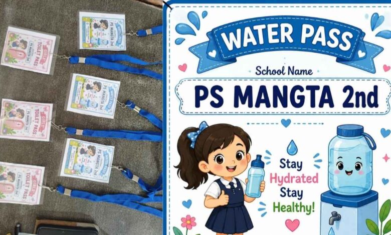 Primary School Toilet Pass System Mangta Kanpur Dehat