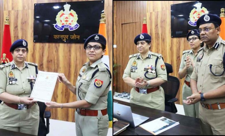 sp ko mila gift ptra adg kanpur dvara