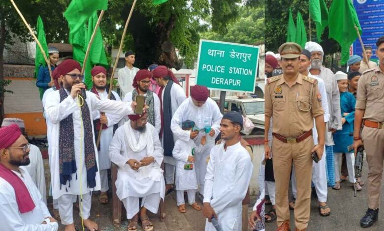 derapur kanpur dehat juloos e mohammadi डेरापुर जुलूस