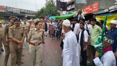 Photo of बारावफात पर कानपुर देहात में सुरक्षा के कड़े इंतजाम: एसपी श्रद्धा नरेन्द्र पाण्डेय ने अकबरपुर में परखी जमीनी हकीकत