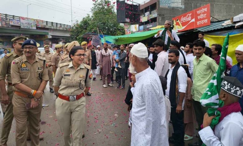 kanpur dehat barawafat security inspection अकबरपुर
