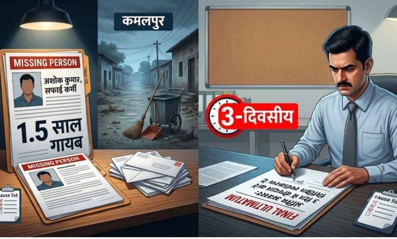 कानपुर देहात: ड्यूटी से डेढ़ साल तक गायब रहे सफाई कर्मी पर गिरी गाज, डीपीआरओ ने दिया तीन दिन में बर्खास्तगी का अल्टीमेटम 1 कानपुर देहात डीपीआरओ कार्यालय सफाई कर्मी अनुपस्थिति नोटिस