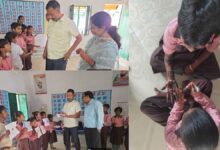 Photo of प्राथमिक विद्यालय पचगवां में रक्षाबंधन का उल्लास: 2 प्रतियोगिताओं में बच्चों ने दिखाई कला, सुंदर राखियों ने मोहा मन