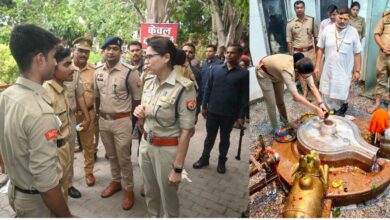 Photo of कानपुर देहात: अंतिम सावन सोमवार पर पुलिस अधीक्षक का औचक निरीक्षण, सुरक्षा व्यवस्था देख दंग रह गए श्रद्धालु