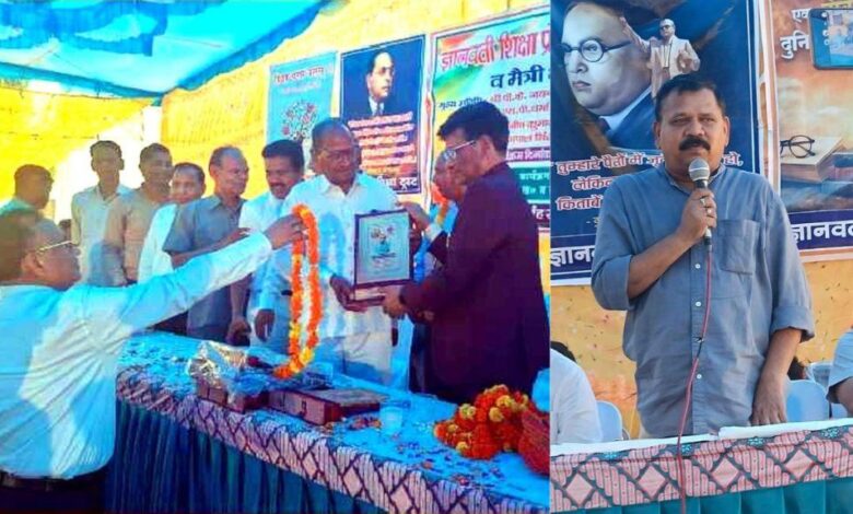 हाथरस के रुदायन में ज्ञानवती शिक्षा प्रोत्साहन पुरस्कार वितरण समारोह