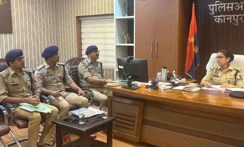 kanpur dehat police review meeting