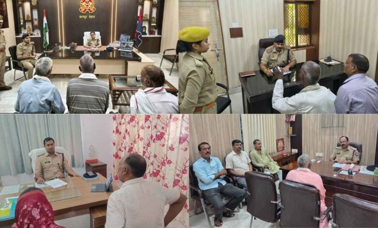 kanpur dehat sp jansunwai action