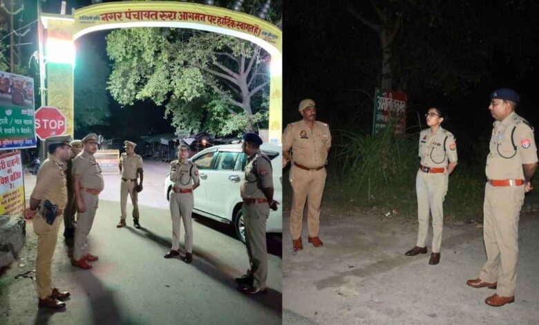 kanpur dehat sp night inspection