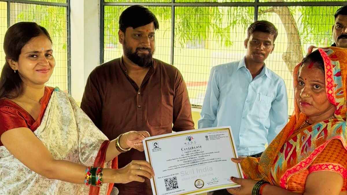 कानपुर देहात जेल कौशल विकास कार्यक्रम।