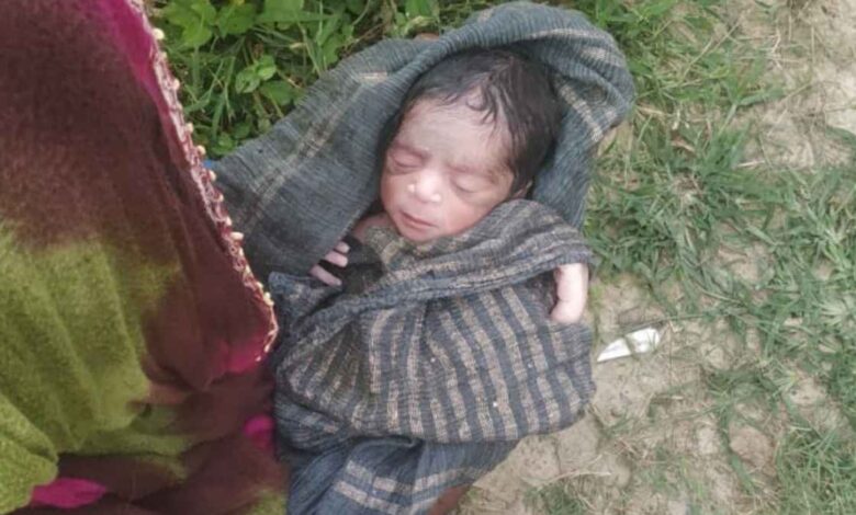 kanpur dehat newborn found