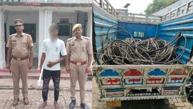 Photo of गोगूमऊ स्टेशन से सिग्नल केबिल चोरी मामला : पिकअप समेत शातिर गिरफ्तार, 3 साथी फरार