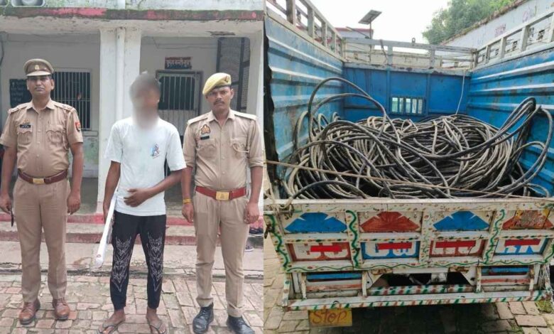 gajner railway cable theft