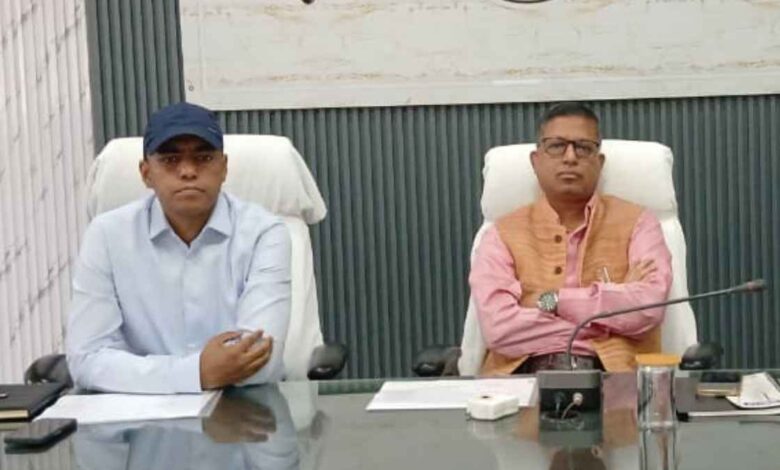 Kanpur Dehat Road Development review meeting chaired by DM Kapil Singh.