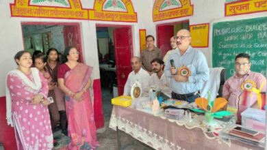 Photo of पीएम श्री विद्यालय भदेसा में विज्ञान-गणित की अनोखी पाठशाला: शिक्षकों ने 20 गतिविधियों से सीखे लैब संचालन के गुर