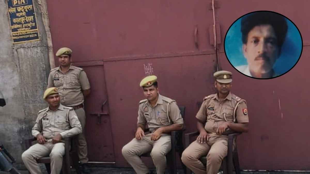 रनियां टायर ऑयल फैक्ट्री में अग्निकांड के बाद जांच करती पुलिस