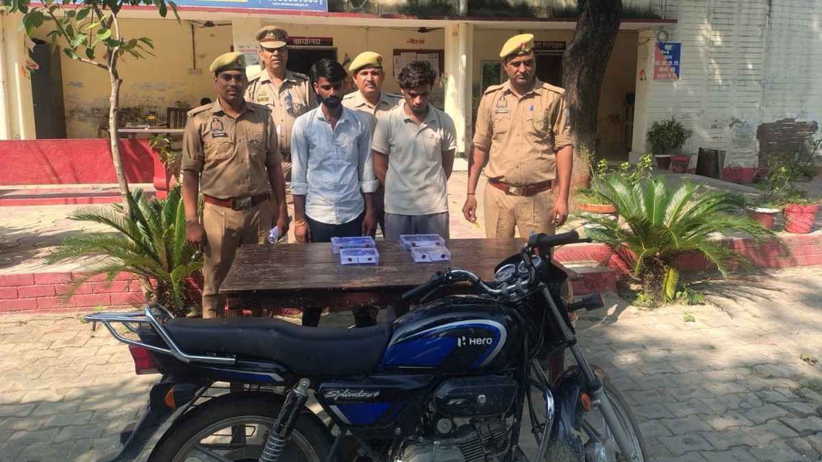 लुटेरों की गिरफ्तारी कानपुर देहात।