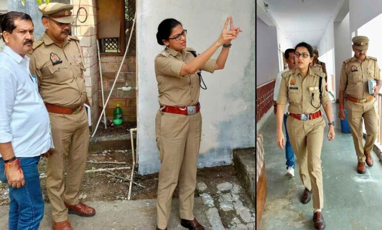 kanpur dehat sp police office building inspection