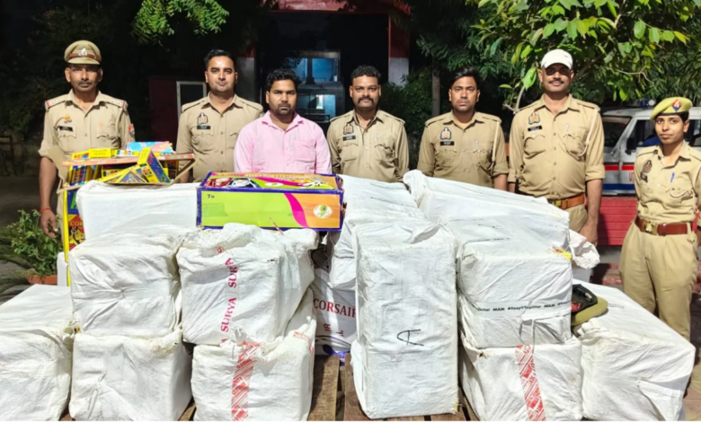 शिवली में पुलिस